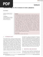 Epilepsia - 2018 - Hocker - Anesthetic Drugs For The Treatment of Status Epilepticus