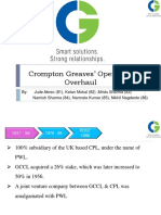 Crompton Greaves' Operation Overhaul