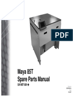 Maya 85T Spare Parts Manual: S/N MT1001