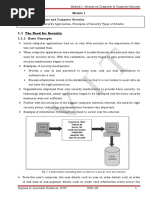 Module 1 - Attacks On Computer Security