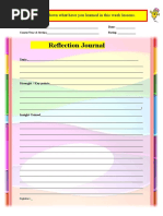 NORSU Reflection Journal With Guide Q. Template