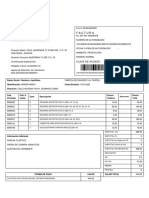 Nexo Egidio Lafferte Alaniz: Factura