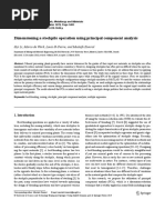 Dimensioning A Stockpile Operation Using Principal Component Analysis