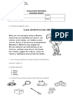 Prueba Informal 2do Básico 2023