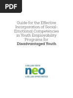 Guide For The Effective Incorporation of Social-Emotional Competencies in Youth Employability Programs For