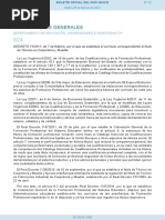 PV DECRETO 11.2012 de 7 de Febrero Por El Que Se Establece El Currículo Correspondiente El Título