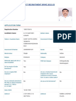 Direct Recruitment Drive 2022-23: Application Form