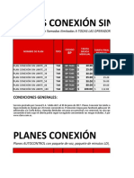 POSTPAGO CONEXIÓN Y CONEXIÓN SIN LIMITE (Desde 03-06-2017)