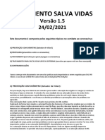 DOCUMENTO SALVA VIDAS Versão 1 5 Receitas de Profilaxia e Tratamento