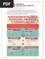 Reglas Generales de Acentuación Ortográfica