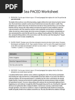 Aral Sea PACED Worksheet