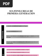 Sulfonilureas de Primera Generacion