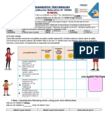 Diagnostic Test-English Institución Educativa #00894: Guienal