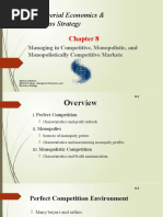 Chapter 8 Managing in Competitive, Monopolistic, and Monopolistically Competitive Markets