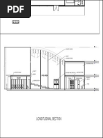 Longitudinal Section: Open Area Toilet