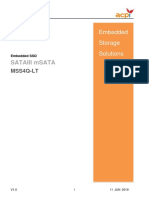 ACPI Embedded SATAIII mSATA SSD MSS4Q-L 3K PE Datasheet 20190611