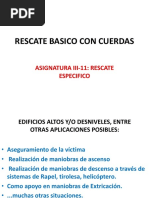 B - Rescate Basico Con Cuerdas