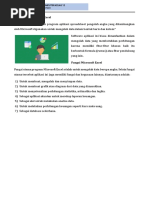 Pengertian Microsoft Excel "Microsoft Excel Adalah Program Aplikasi Spreadsheet Pengolah Angka Yang Dikembangkan