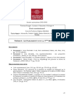 Thème 4 - Le Parlement Sous La Ve République