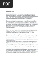 Movimento Térmico: Número:38 Nome: Maíra Vigári