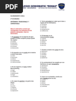 Contextuales - Tradiconales 4°