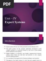 Unit - IV: Expert Systems