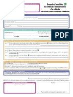 Annulation Cession Véhicule