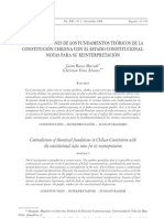 Contradicciones de Los Fundamentos Teóricos de La Constitución Vigente.