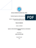 Escuela Superior Politécnica Del Litoral: "Diseño Y Simulación Del Control de Un Compensador Estático de Reactivos (SVC) "