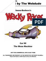 (Paper Model) - (Papercraft - Pepakura - Papermodel) Cartoons - Wacky Races