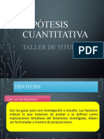 UII.C7 - Planteamiento de Hipótesis en Investigación Cuantitativa