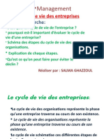 Le Cycle de Vie Des Entreprise SALMA GHAZZOUL