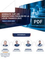 Seminaire Sur Les Dispositions Fiscales de La Loi de Finances 2023