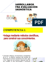 Desarrollamos Nuestra Evaluación Diagnóstica: Lic. Jorge Luis Vasquez Rodriguez