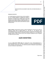 Ação Monitória: Excelentíssimo Senhor Doutor Juiz de Direito Vara Cível Do Forum Regional XV - Butantã de São Paulo