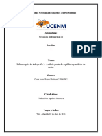 Universidad Cristiana Evangélica Nuevo Milenio: Creación de Empresas II