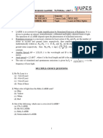 Physics Dept. (Applied Science Cluster) TUTORIAL - UNIT 1