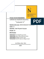 Evaluacion T2 - Administracion Financiera - Grupo - 10