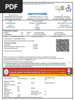 CHARMINAR EXP Second Ac (2A) : Electronic Reservation Slip (ERS)