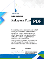 Modul Ajar Rekayasa Pondasi 02 TM 04 - Rev Wa02