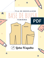 Apostila de Modelagem - Base de Blusa Feminina Linha N'agulha