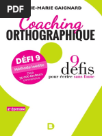 Coaching Orthographique