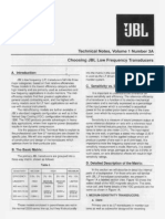 JBL Technical Note - Vol.1, No.3A