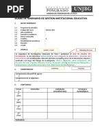 Silabo de Educacion - Modelo