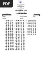 Duat Asnwer Sheet