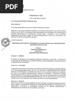 Ord 2532 Programa de Voluntariado de La MML