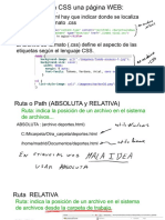 Notas Sobre CSS y Rutas Relativas