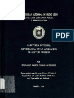 Importancia de La Aplicacion de La Auditoria Integral en El Sector Publico