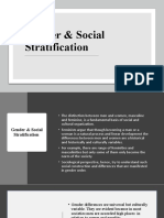 Gender & Social Stratification