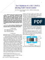 Modeling and Test Validation of A 15kV 24MVA Superconducting Fault Current Limiter